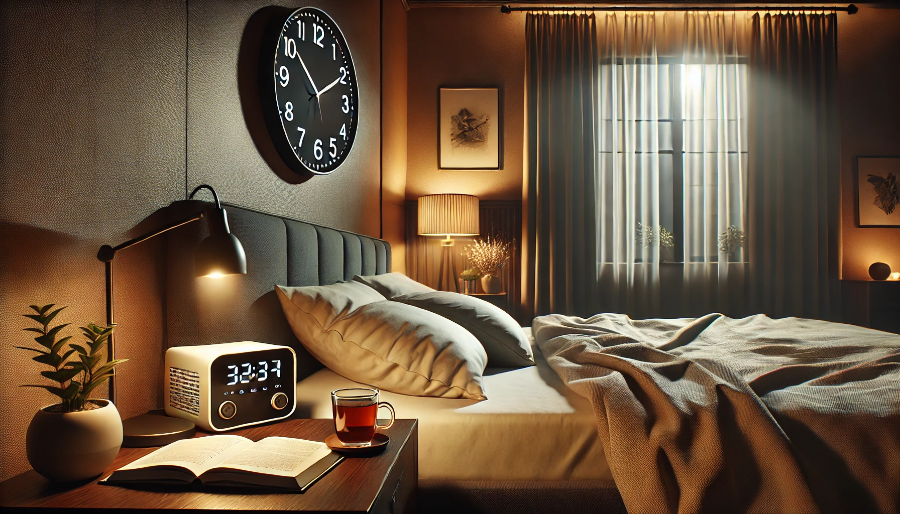 Relaxing bedtime routine